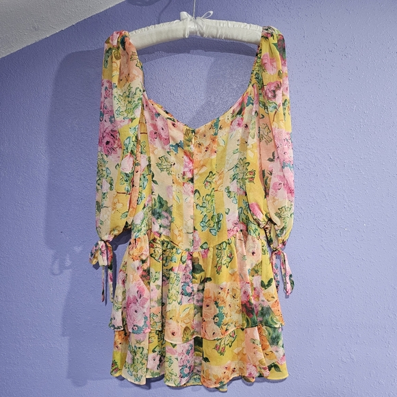 ❌️SOLD❌️ For Love And Lemons Nina Mini Dress - Picture 2 of 3